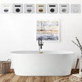 Vanity Art 53.9 X 29.7 Freestanding Acrylic Soaking Bathtub