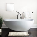 Vanity Art 67 Matte Solid Surface Freestanding Bathtub Va6913 Ml 67