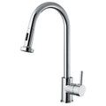 Vanity Art 16 Inch Kitchen Faucet Single Hole And Single Handle Lead Free Kitchen Faucet Polished Chrome Brushed Nickel