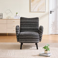 Vanity Chair Dressing Chair Black Coffee Chair Distinctive Side Chair Reading Chair Dining Chair With Side Pocket