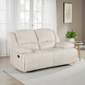 Vanta 69 Microfiber Wall Hugger Manual Double Reclining Loveseat