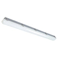 Afx Vaportite 1 Light White Led Outdoor Flush Mount White Polycarbonate Shade