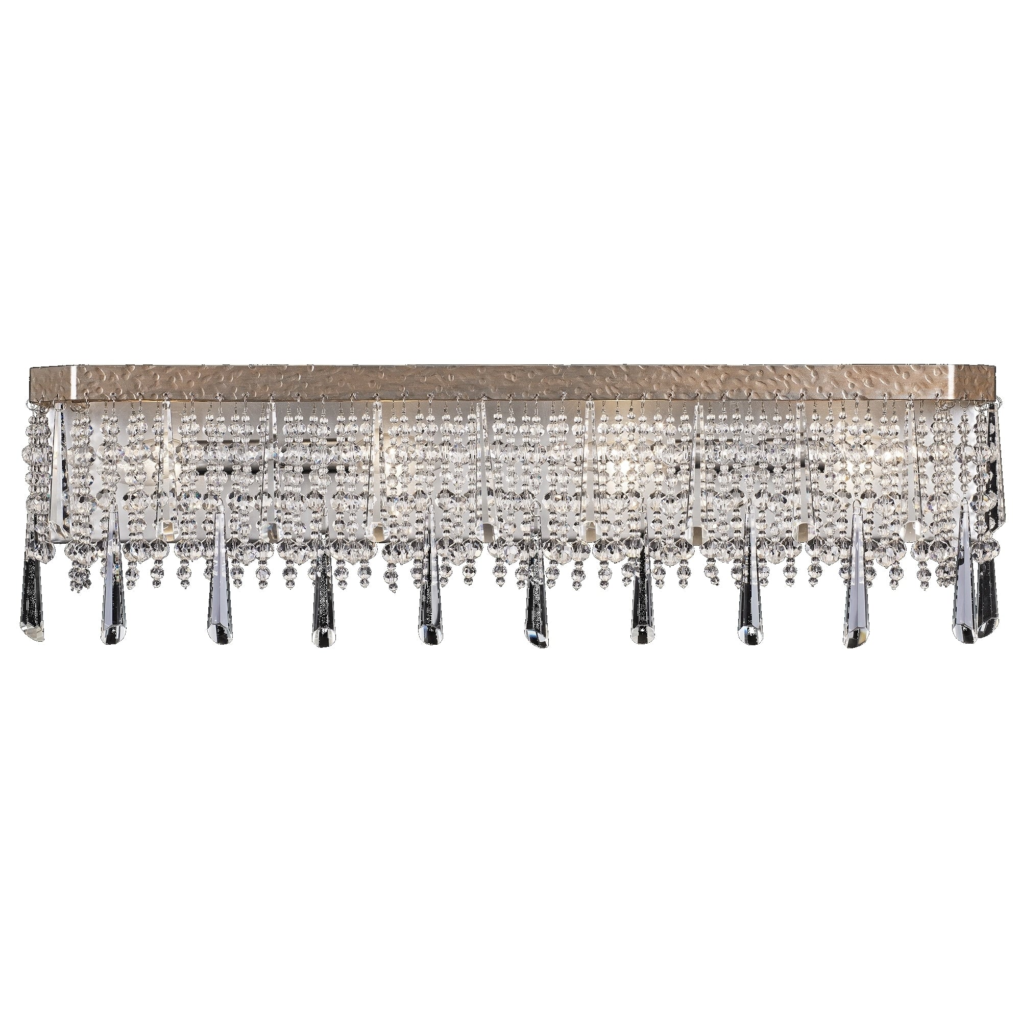 Varaluz Barcelona 4 Light Transcend Silver Bath Fixture
