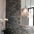 Varaluz Bask 1 Light Gold Dust Mini Pendant With Crystal
