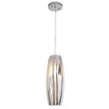 Varaluz Chroman Empire One Light 100 Watt Chrome Pendant