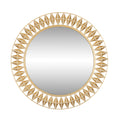 Varaluz Forever 33 Inch French Gold Round Mirror
