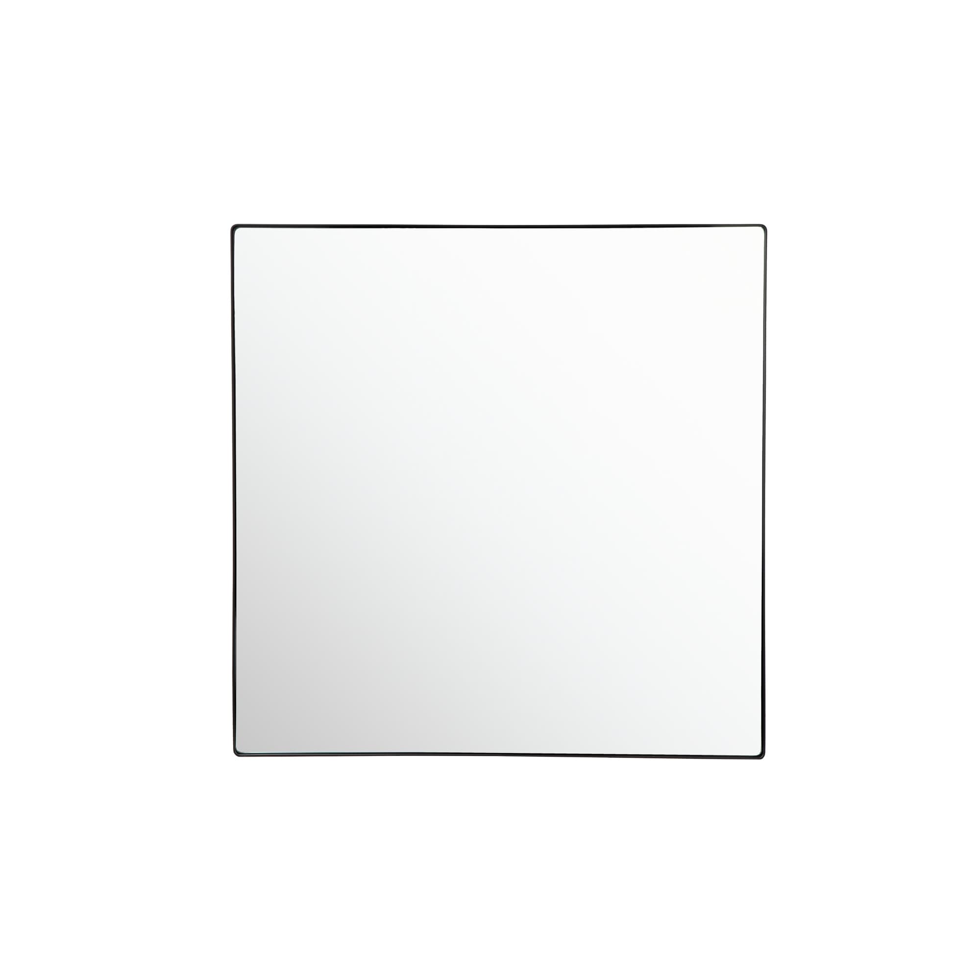 Varaluz Kye 40 Inch Black Rounded Square Wall Mirror