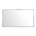 Varaluz Casa Kye Polished Nickel Rounded Rectangular Wall Mirror