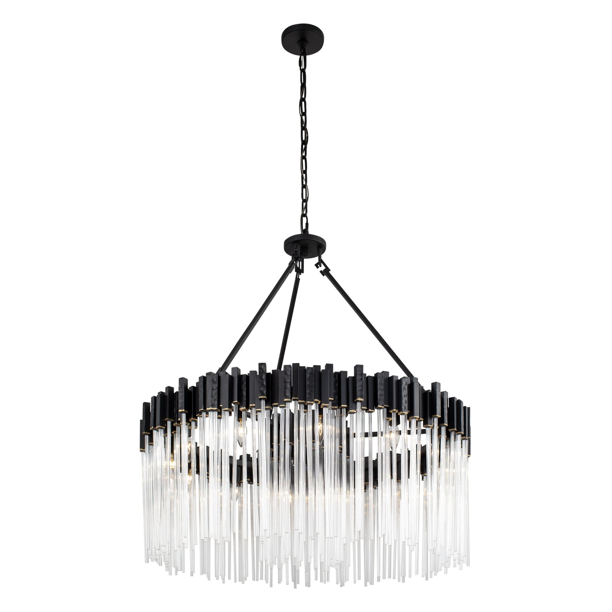 Varaluz Matrix 12 Light Havana Gold Pendant