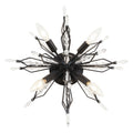 Varaluz Orbital 4 Light Carbon Ceiling Light
