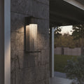 Vasari 17 Inch Black Led Outdoor Sconce