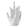 Vase Coral 10 Tulips White