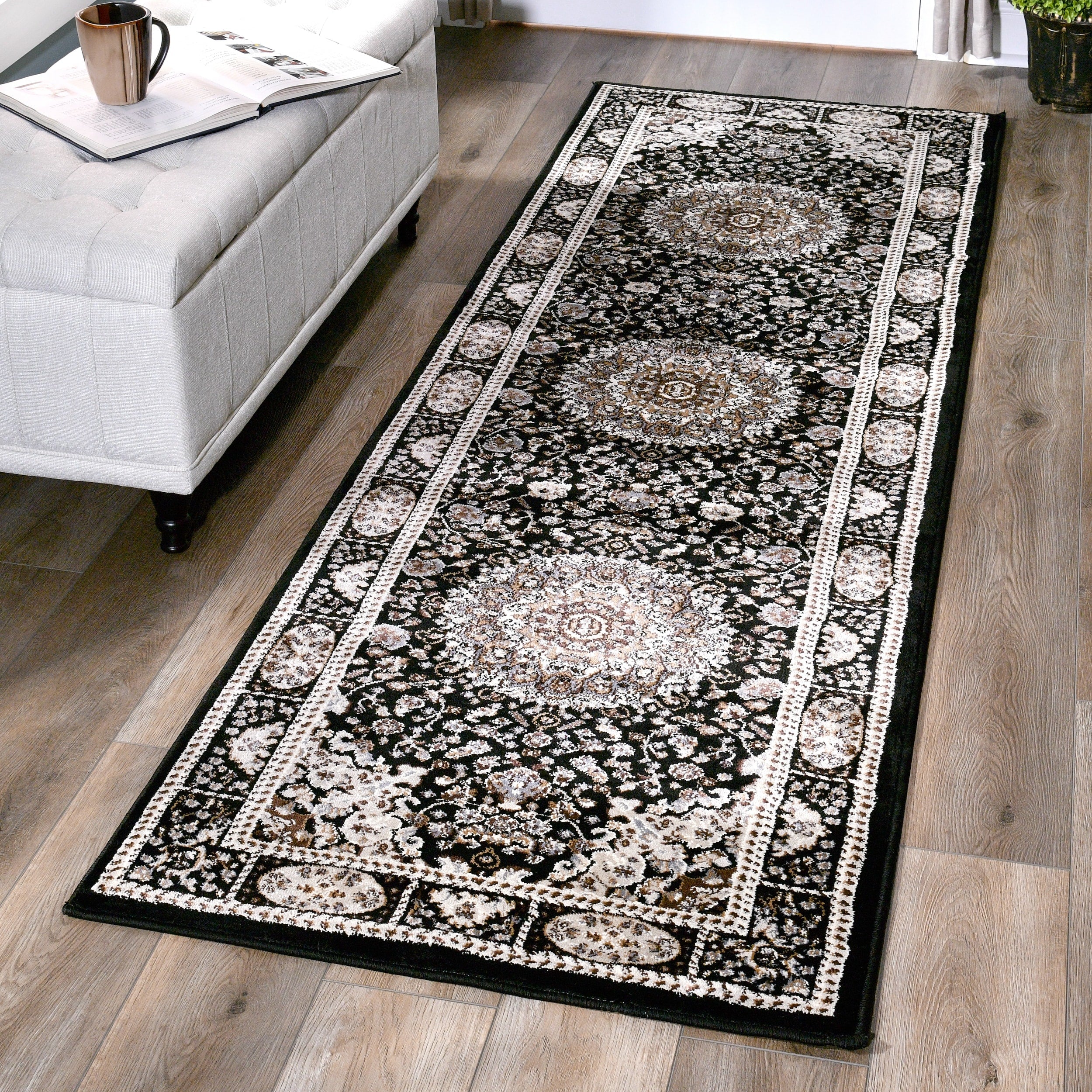 Vaso Collection Grey Area Rug