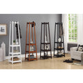 Vassen 3 Tier Storage Shelf Standing Coat Rack 72 H X 17 L X 17 L