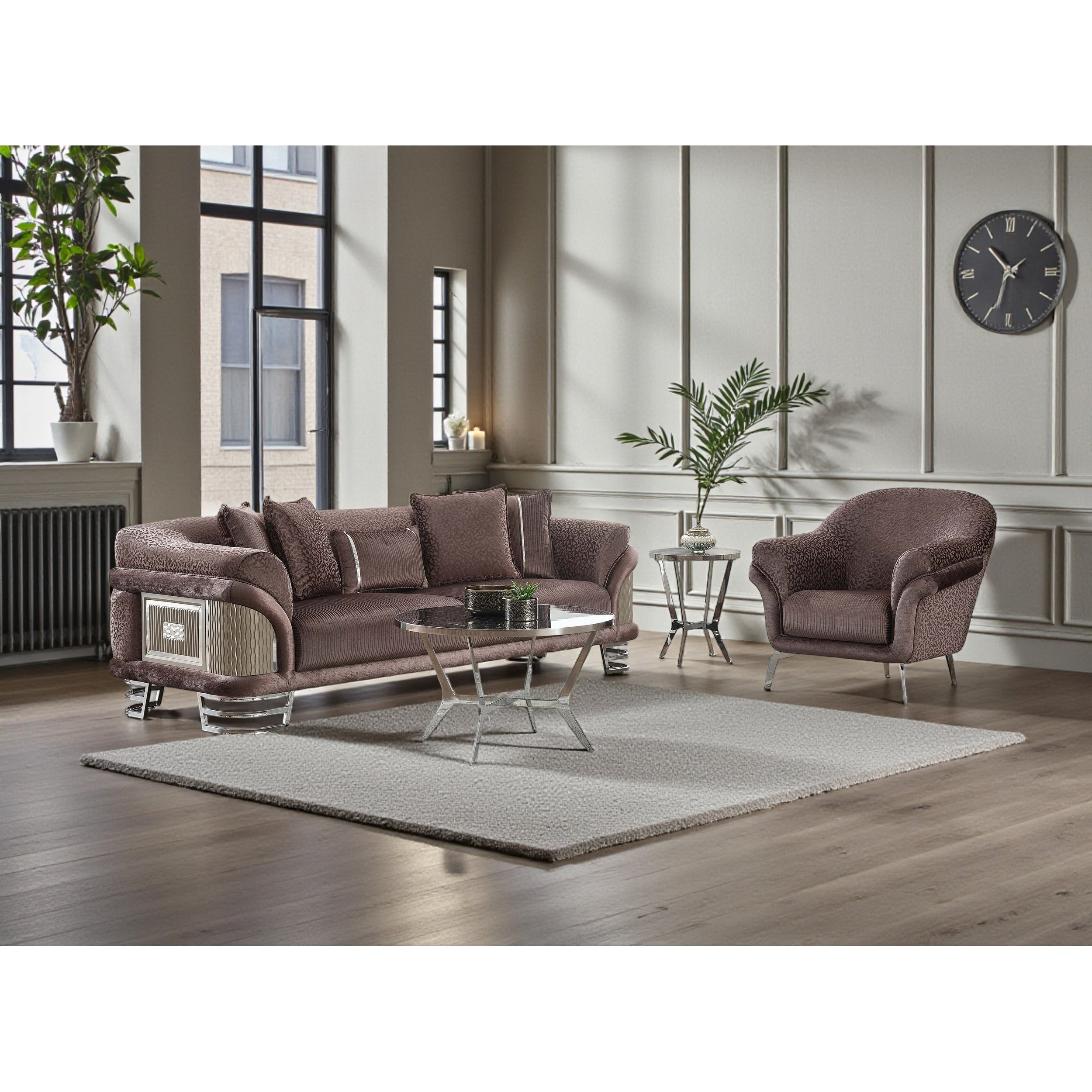 Vault 3 Pieces Living Room Sets 1 Sofa 2 Chair