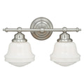 Vaxcel Huntley 2L Vanity Satin Nickel