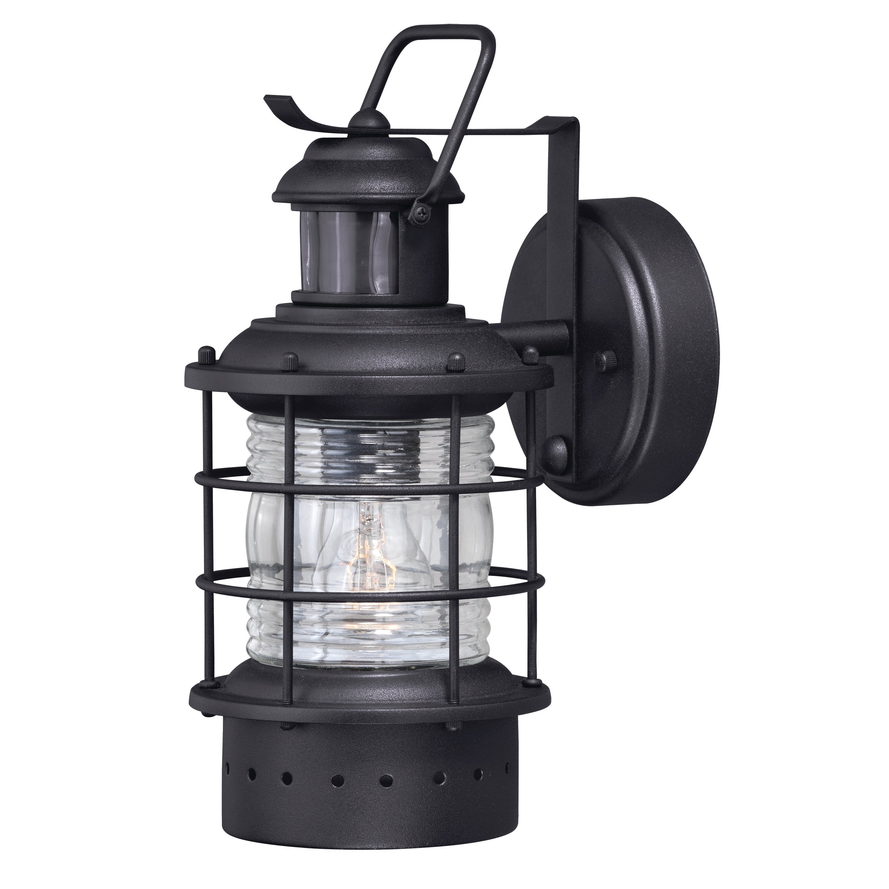 Vaxcel Hyannis Dualux 5.5 Outdoor Wall Light Textured Black