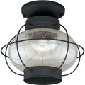 Vaxcel Lighting Chatham 1 Light Semi Flush Mount Outdoor Ceiling