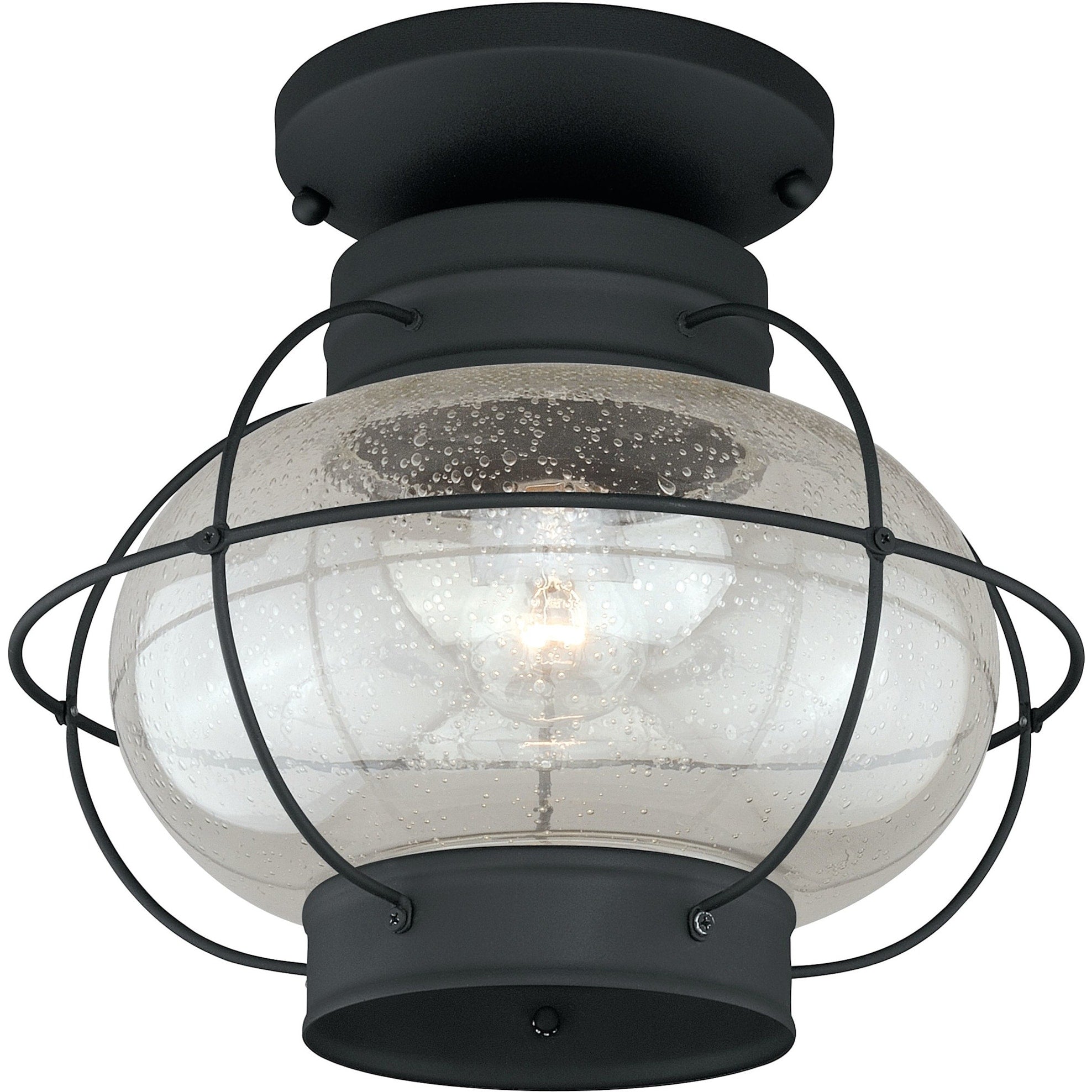 Vaxcel Lighting Chatham 1 Light Semi Flush Mount Outdoor Ceiling