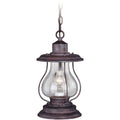 Vaxcel Lighting T0219 Dockside 1 Light Mini Pendant With Clear Glass