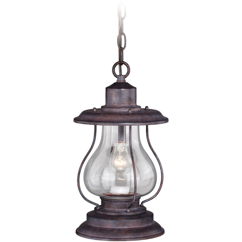 Vaxcel Lighting T0219 Dockside 1 Light Mini Pendant With Clear Glass