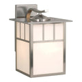 Vaxcel Lighting Mission 1 Light Outdoor Wall Sconce 9 Inches Wide