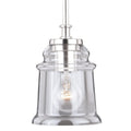 Vaxcel Lighting P0210 Toledo Single Light 5 Wide Crystal Pendant