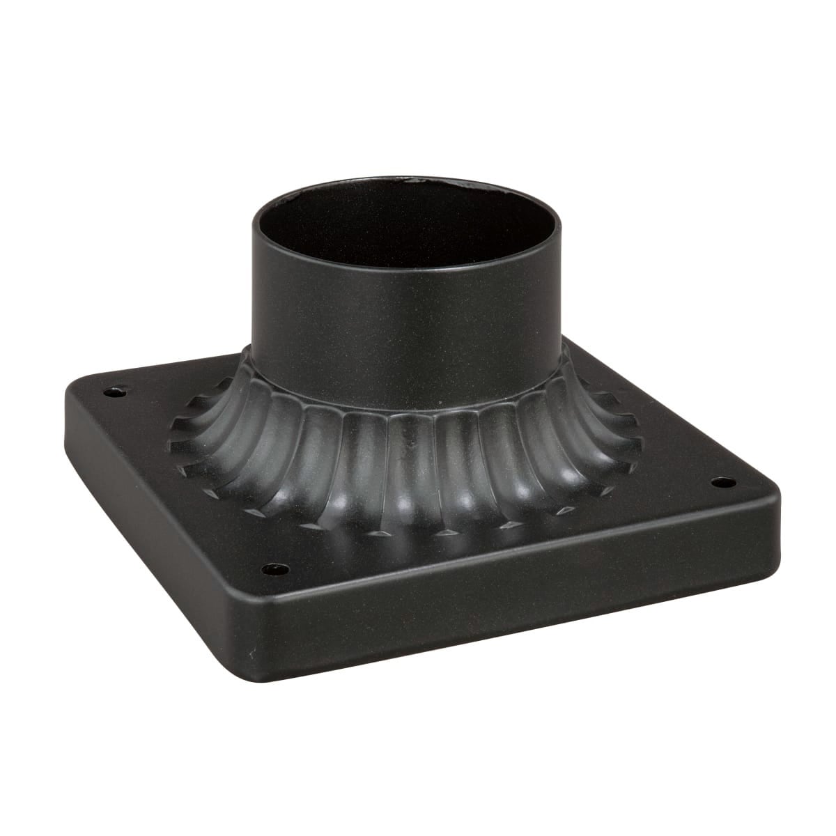 Vaxcel Lighting T00 6 Wide Steel Pier Mount Adapter Base N A