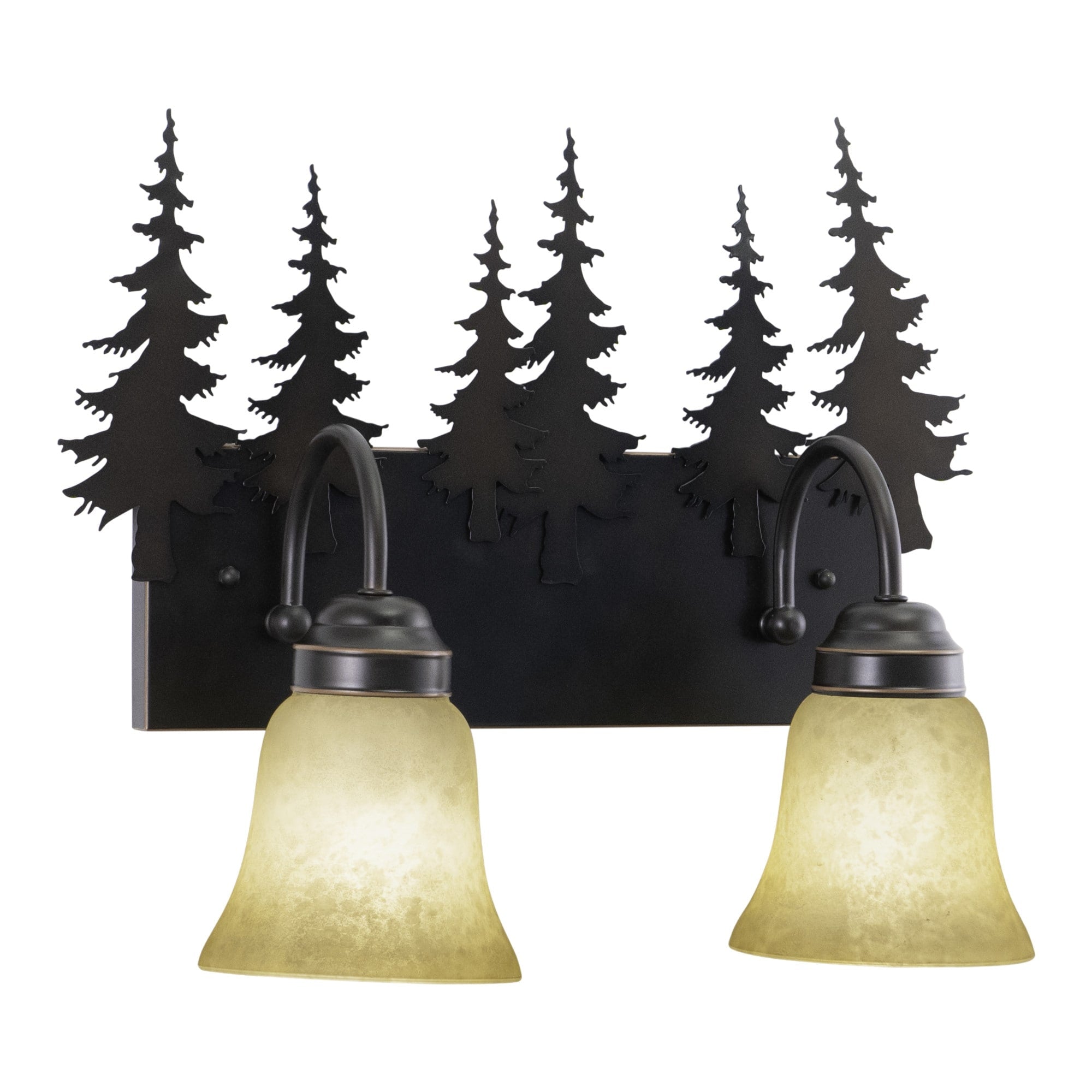 Vaxcel Lighting Vl55502Bbz Yosemite 2 Light 16 3 4 Wide Bathroom