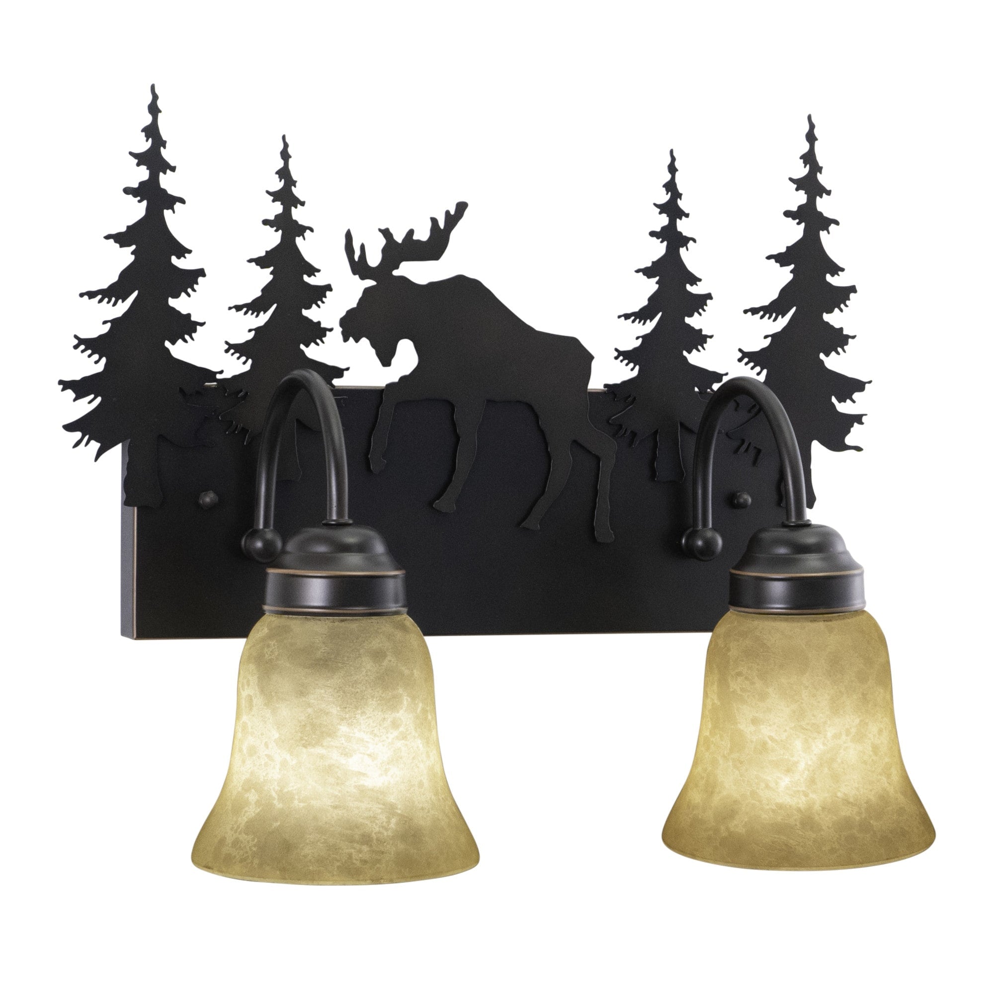 Vaxcel Lighting Yellowstone 2 Light 16 3 4 Wide Bathroom Vanity Light