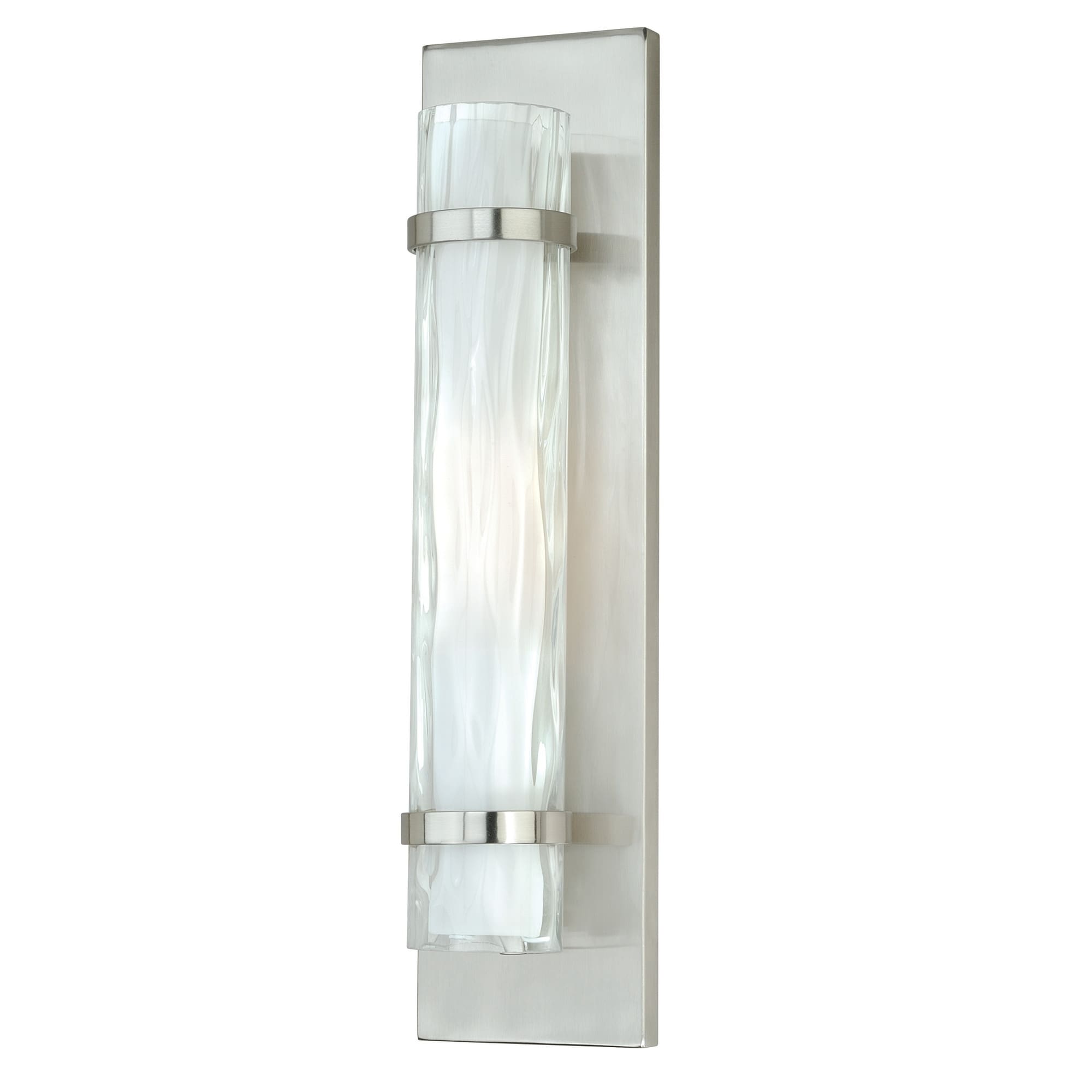 Vaxcel Lighting Vilo Single Light 4 Wide Bathroom Sconce With Glass