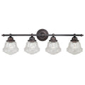 Vaxcel Lighting W0191 Huntley 4 Light 32 Wide Bathroom Vanity Light