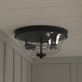 Vaxcel Toledo 13 Flush Mount Natural Brass