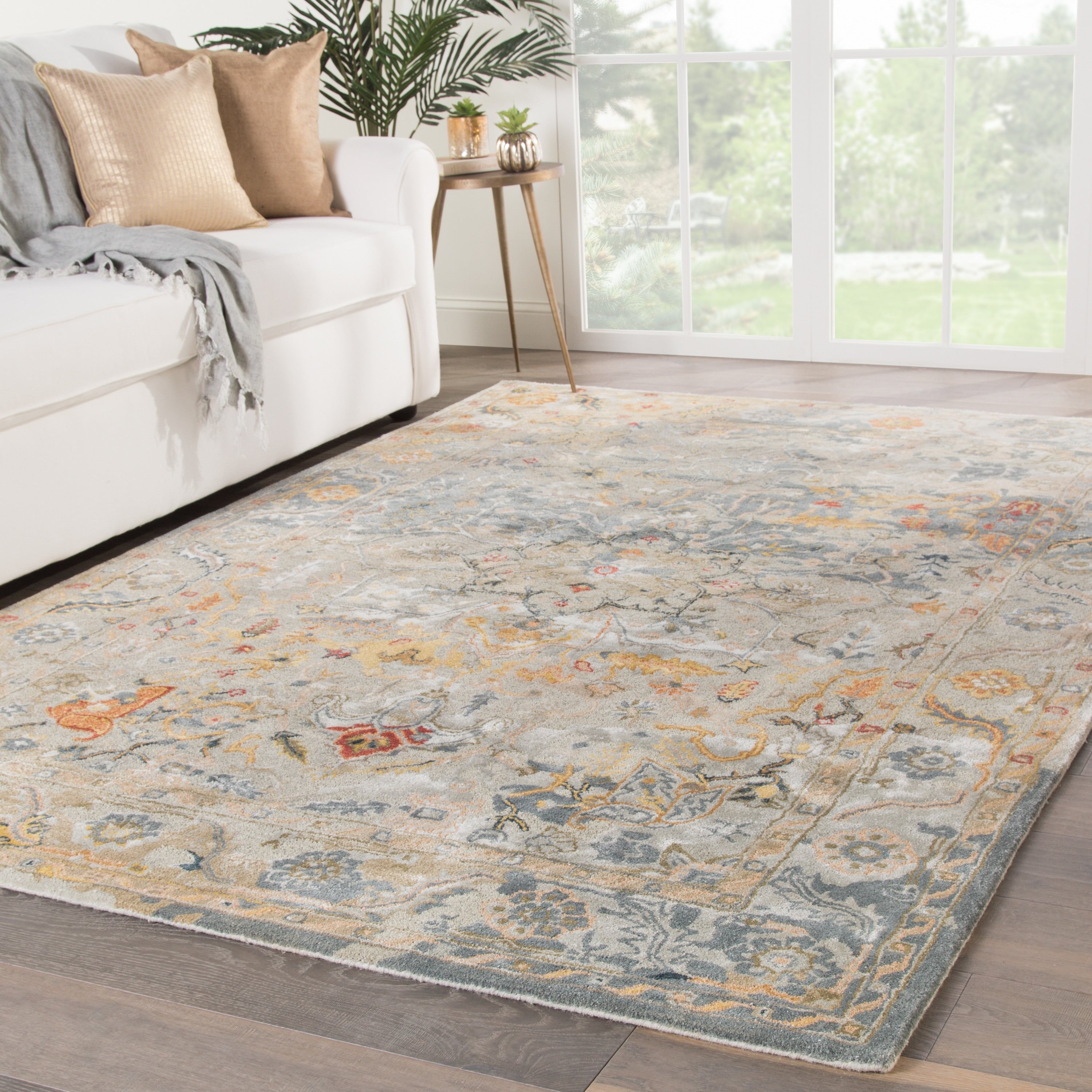 Veda Handmade Medallion Multicolor Area Rug Multi 710 X910