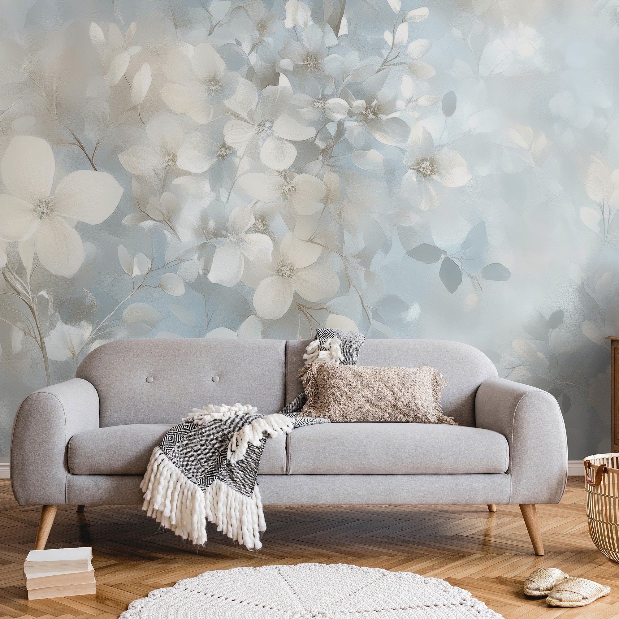 Veer Decor Auralie Blue Wall Mural