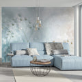 Veer Decor Cotton Haze Blue Wall Mural