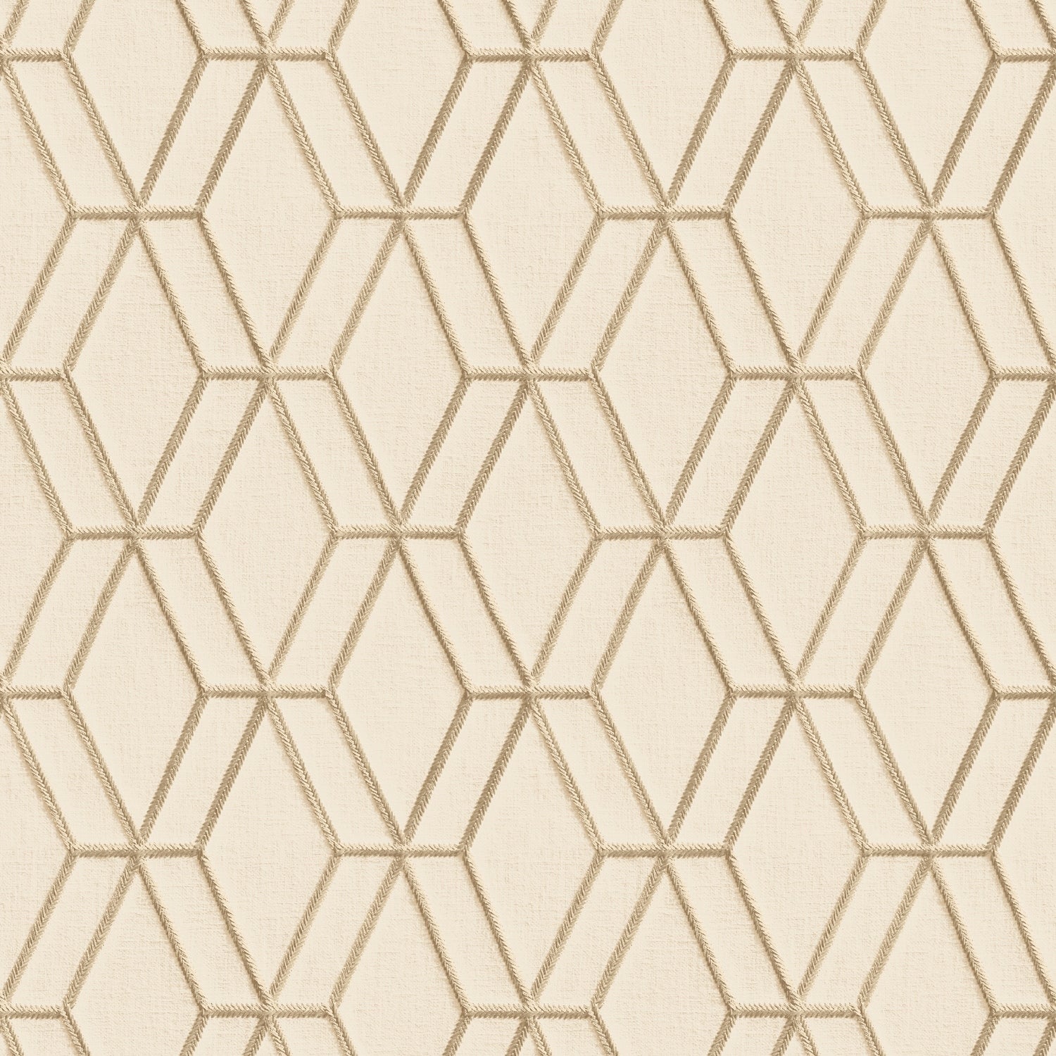 Veer Decor Embroidery Stich Diamond Wallpaper
