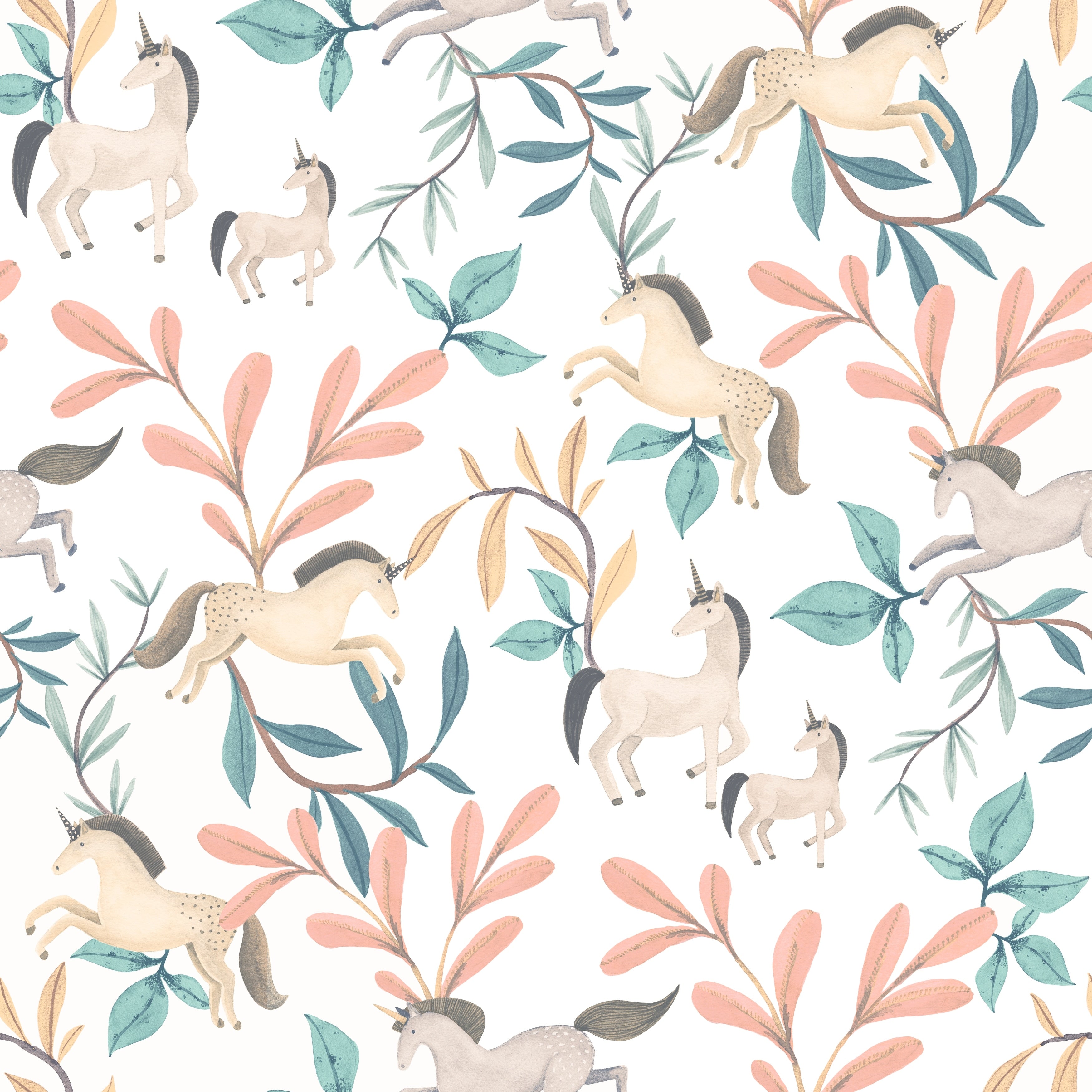 Veer Decor Enchanted Unicorns Wallpaper