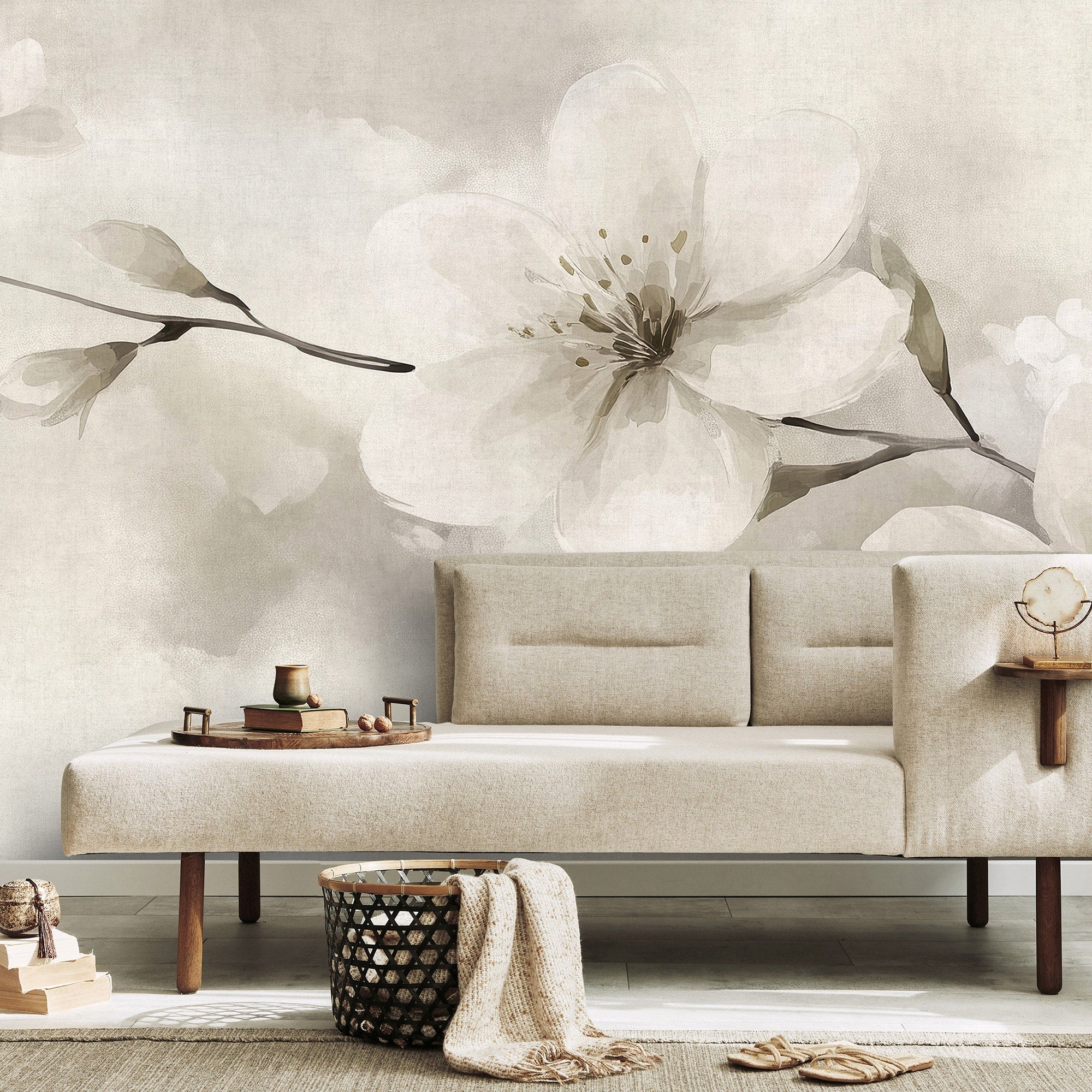 Veer Decor First Light Taupe Wall Mural