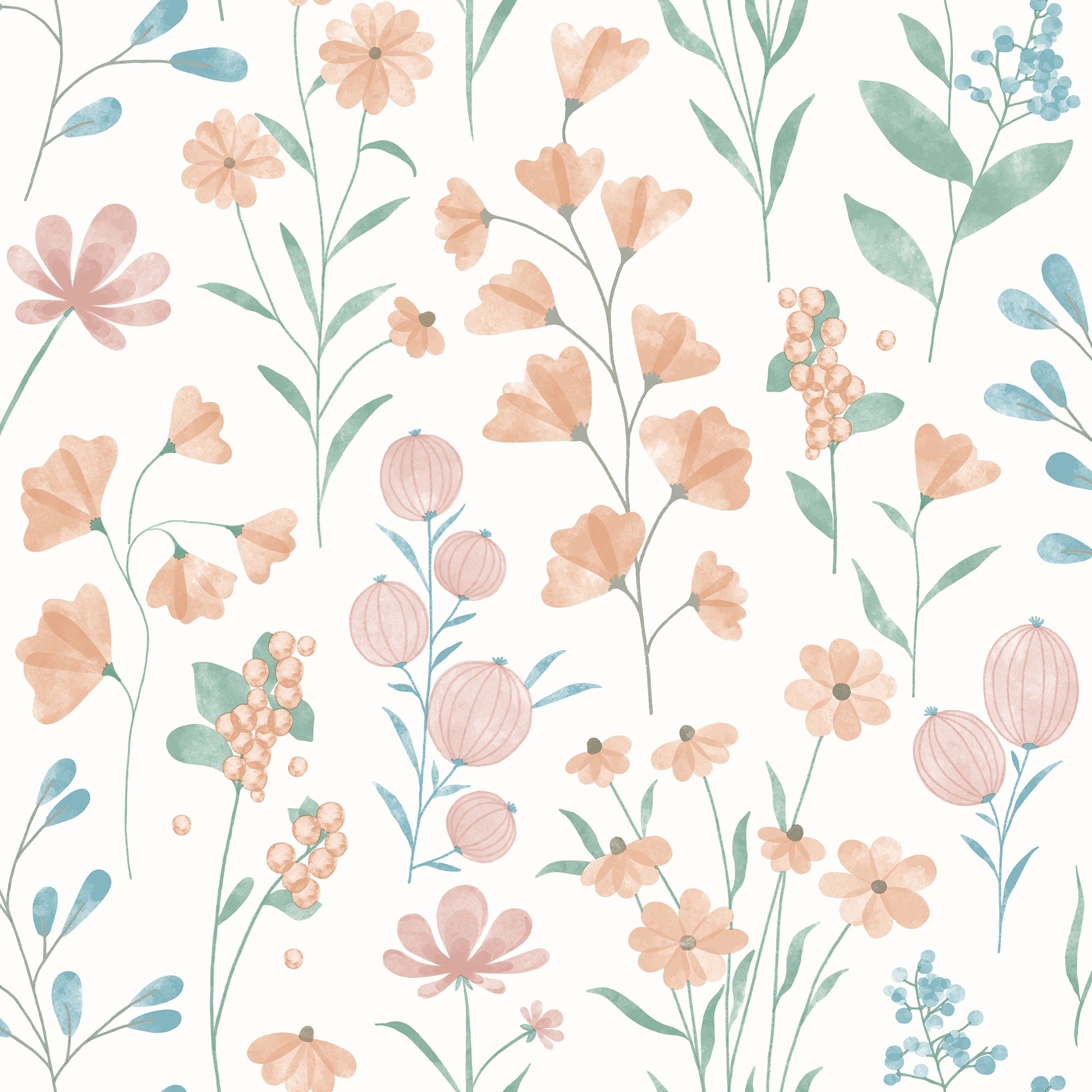 Veer Decor Floral Candy Wallpaper
