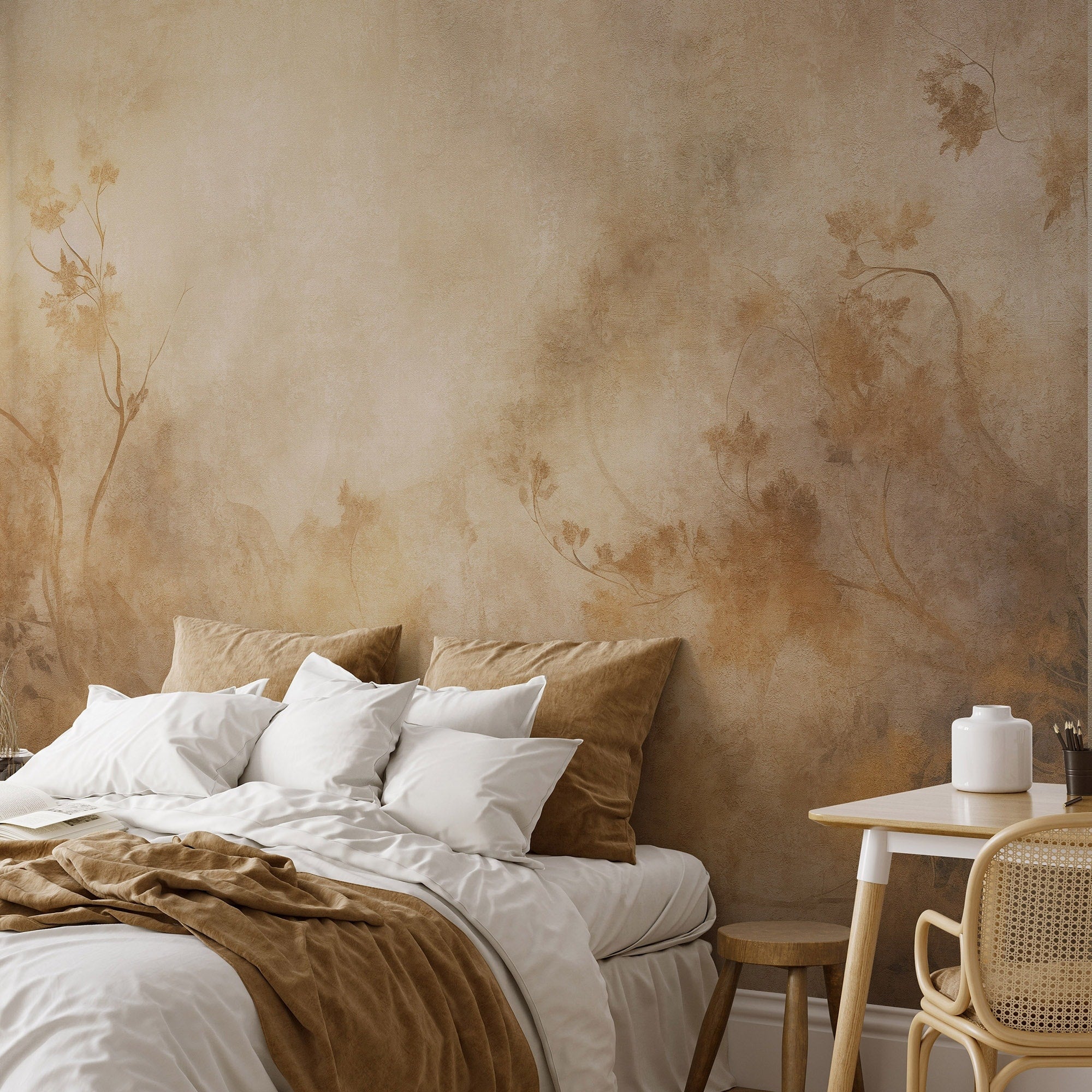 Veer Decor Golden Ember Wall Mural