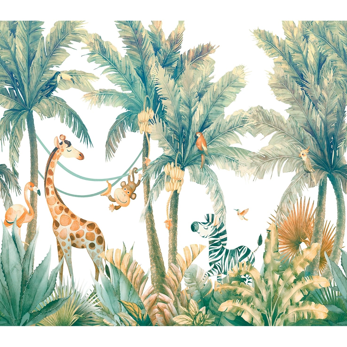 Veer Decor Jungle Jamboree Wall Mural