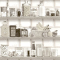 Veer Decor Kitchen Shelf Stories Wallpaper