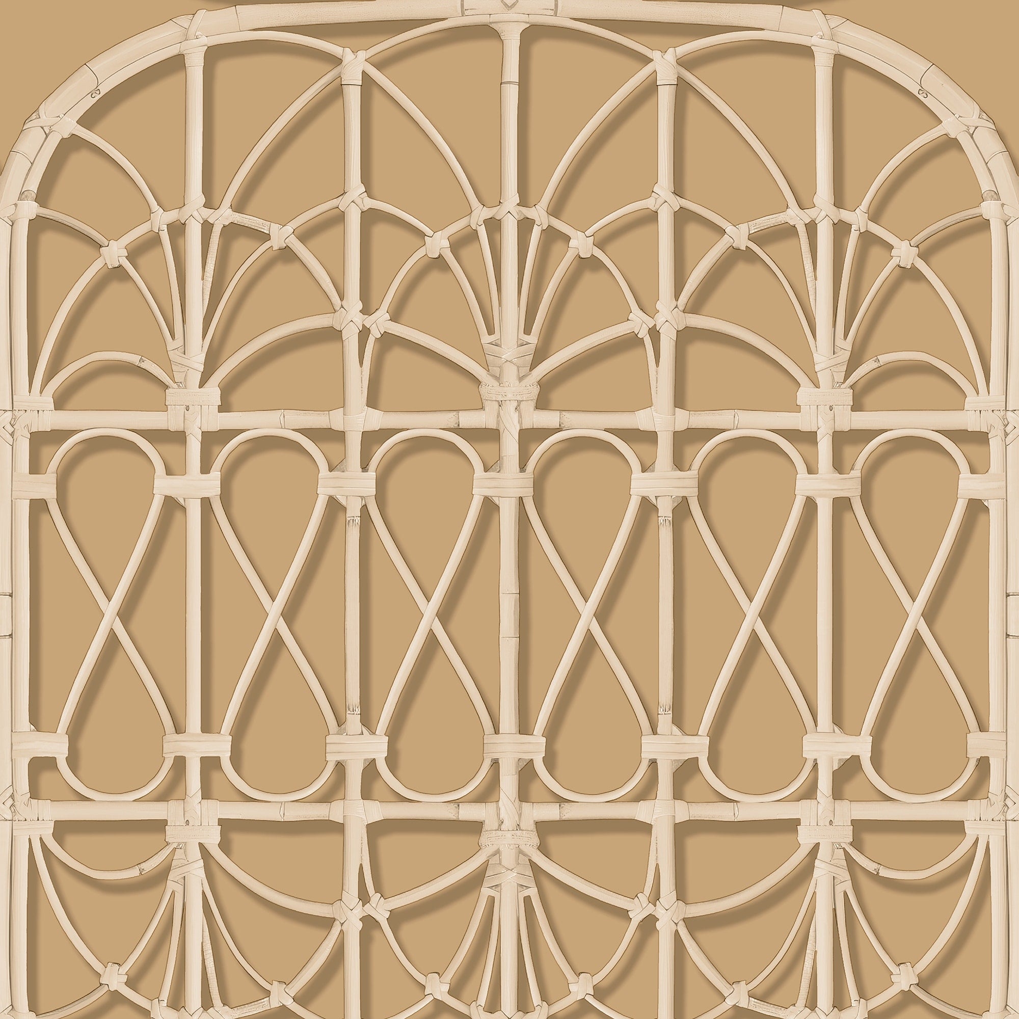 Veer Decor Lattice Rattan Panels Wallpaper