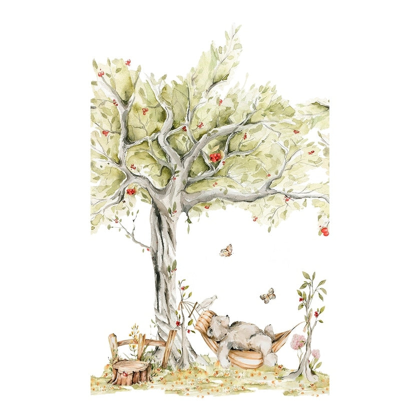 Veer Decor Lazy Bears Retreat Wall Mural