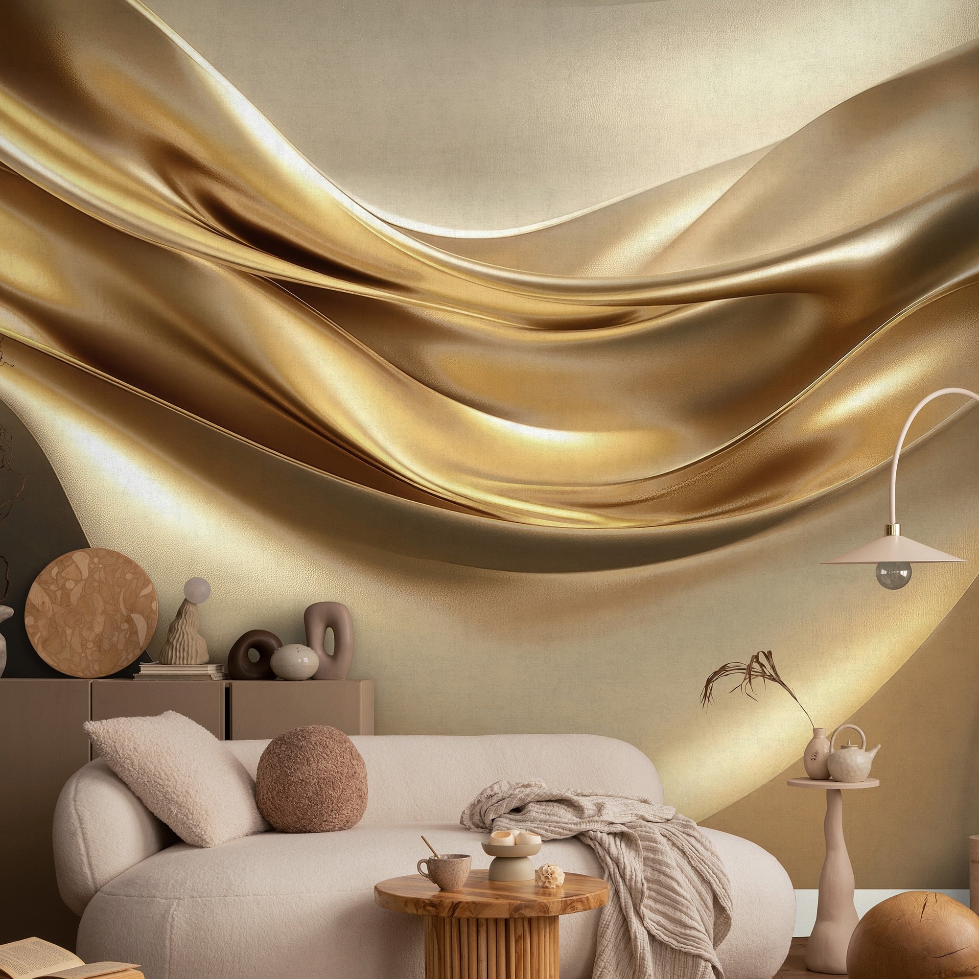 Veer Decor Liquid Gold Wall Mural