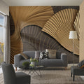 Veer Decor Luness Gold Wall Mural