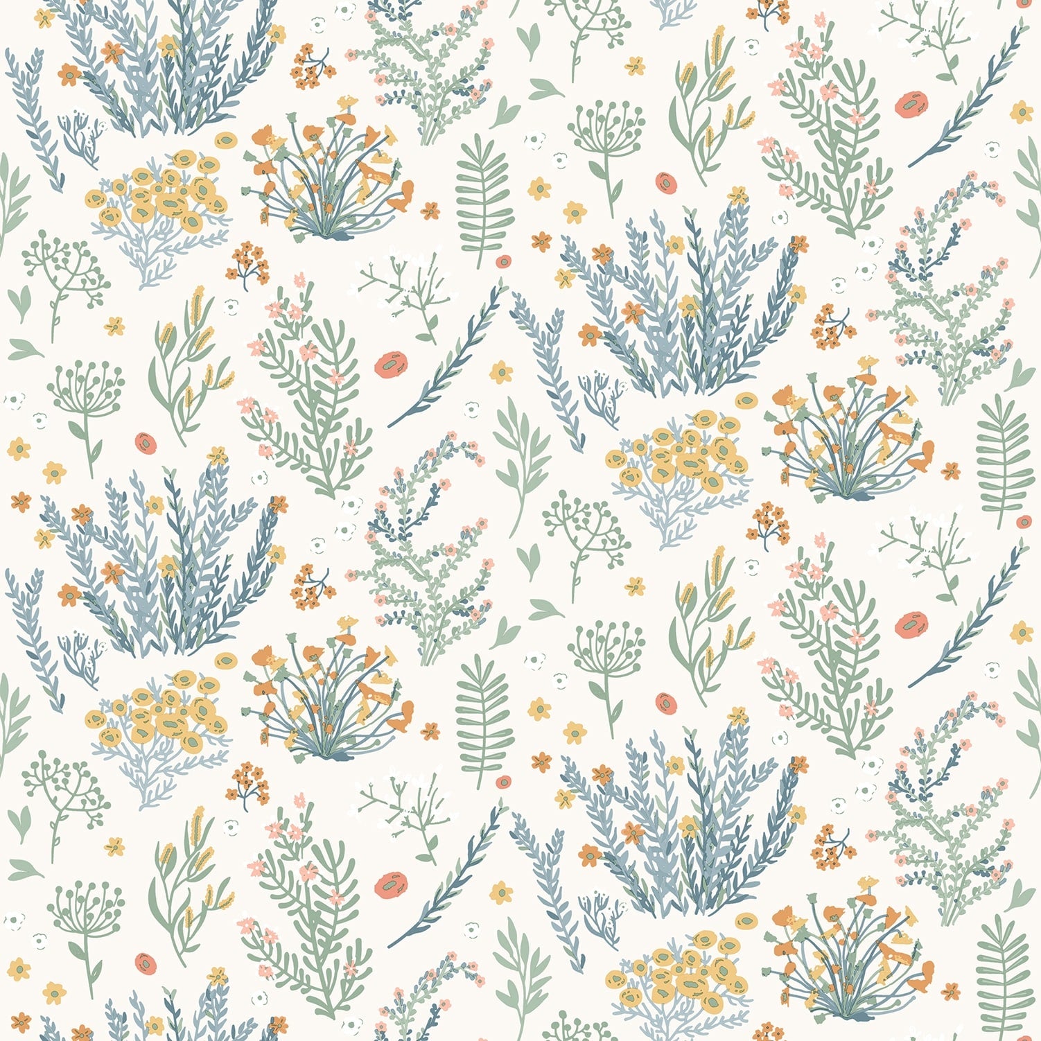 Veer Decor Mini Lovely Flowers Wallpaper