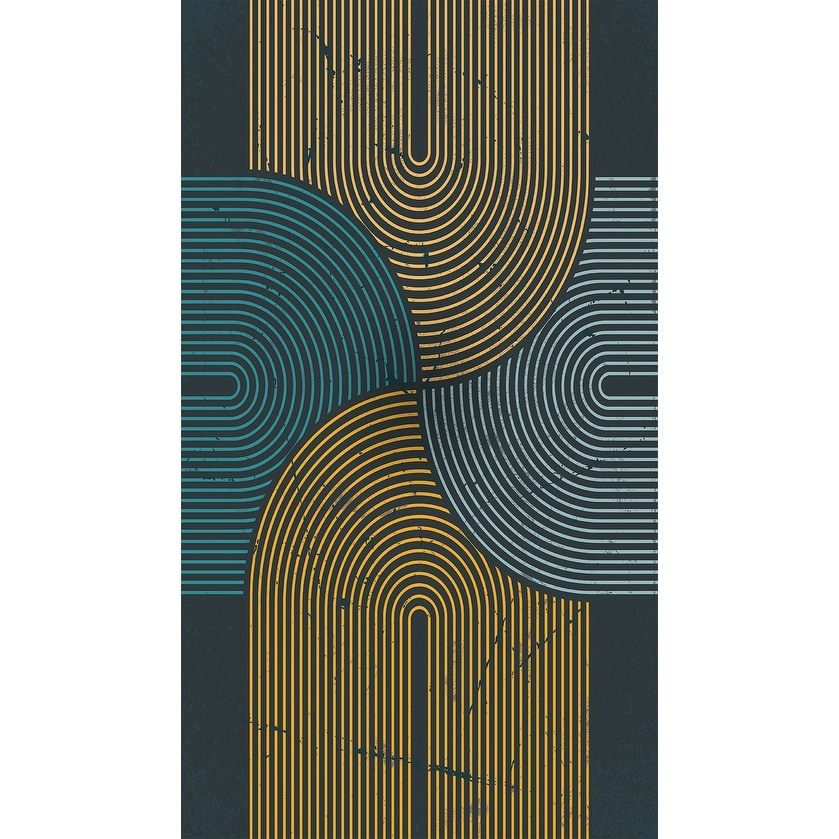 Veer Decor Mod Curves Wall Mural