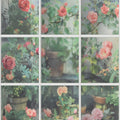 Veer Decor Rose Garden Window Trompe Loeil Wallpaper